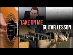 Take On Me / a-ha (Fingerstyle Guitar Lesson)