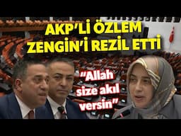 CHP'li Ali Mahir Başarır Meclis'te Özlem Zengin'i fena rezil etti