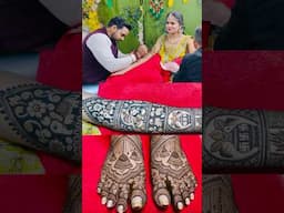 Delhi To Hathras Special Bridal Mehndi #bridalmehndidesign #bridalmehndi #rajmehandidesigner #viral