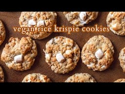 Vegan Rice Krispie Cookies | Vegan Baking