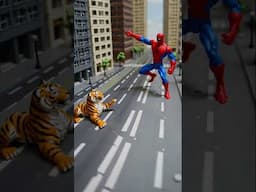 Spiderman vs Tiger