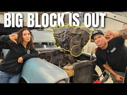 Big Issues For Our Big Block – Pulled The Engine Out Of Our Racecar