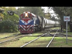 Tren de NCA pasando por Cabín A de Villa María Gravitación