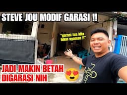 STEVE JOU MODIF GARASI TUA !! AUTO MAKIN NYAMAN DI GARASI NIH 😍