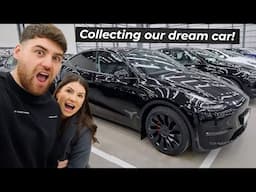 Collecting our New Car!! Tesla Model Y Performance Delivery day 2025