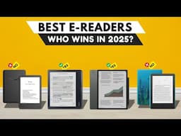 Best E-Readers 2025 [watch before you buy]