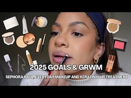 GET READY WITH ME | Sephora haul & Let's chat 2025 goals!