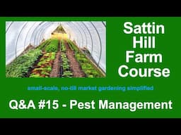 Sattin Hill Farm Course Q&A #15 - Pest Management