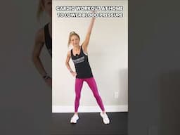 Cardio Workout At Home To LOWER Blood Pressure (LOW IMPACT!) #cardio #carolinejordan