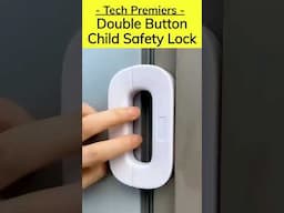 Double Button Child Safety Lock | Refrigerator Lock | Child Safety Lock |# shorts