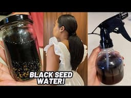 The Black Seed Water Recipe That Tripled Our Hair Growth