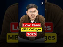 😱₹2 Lakh में MBA | Top MBA Colleges Under ₹2 Lakh Fees 💰 & High Salary Packages! #shorts #MBA2025