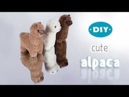 🦙 Diy Cute Alpaca Yarn Pom Pom 🦙 How to make Alpaca from Yarn 🦙