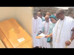 TE@RS ROLL DOWN! AS FEMI BRASH PAY LAST RESPECT TO HIS MOTHER