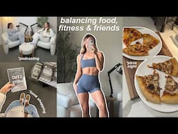 Healthy & Realistic Lifestyle Vlog: Workouts, Treat Meals, Social Life & Spin Class | HYBRID ATHLETE