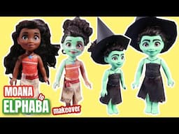 Moana 2 Movie DIY Doll Makeover to Elphaba from the Wicked Movie