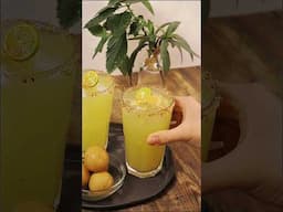 Experience the perfect balance of sweet and sour flavors in Sugarcane juice with salted lime