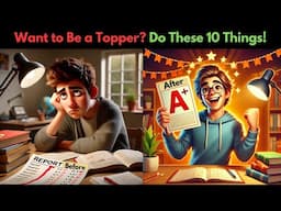 10 Things Toppers Do Differently | Study Smart Study Fast