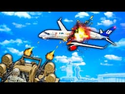 Airplane SHOT DOWN in GTA 5 by ANTI AIRCRAFT FIRE!