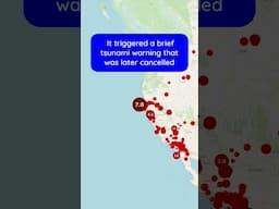 Many aftershocks from the earthquake in Northern California, December 5, 2024