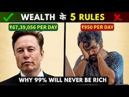 Why 99% of Us Will Never be Rich | (5 Rules of Wealth)