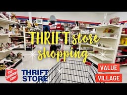 Thrifting The Salvation Army & Value Village | Vintage Home Decor For Resale