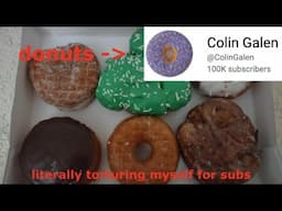 100K-ish eating donuts + chill Q&A