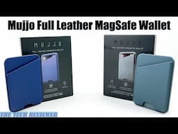 Mujjo Full Leather MagSafe Wallet: Beautiful Full Grain Leather * Strong Magnets * 3 Card Capacity!