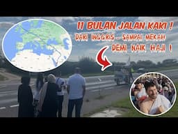 pria inggris ini nekat jalan kaki ke mekah untuk naik haji sambil membawa gerobak