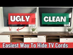 How to Hide TV Power Cords The Easy Way (ECHOGEAR In- Wall Cable Management Kit)