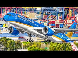 ✈️ 100 AIRBUS A350 TAKEOFFS & LANDINGS Compilation 🌎 Featuring 35 DIFFERENT AIRLINES