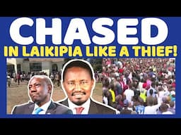 Ruto's MP Mwangi KIUNJURI CHASED And Heckled Mercilessly like a Thief In LAIKIPIA For Defending Ruto