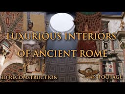 Luxurious Interiors of Ancient Rome - 3D reconstruction - 4K Footage