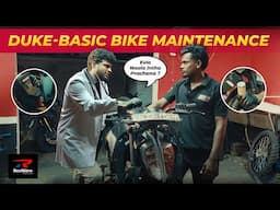 KTM DUKE 200 : Basic Bike Maintenance Tamil | DIY | RevNitro