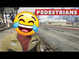 These Pedestrians are OUT OF CONTROL!! | Exploring The Open World | GTA 5 Ep.1