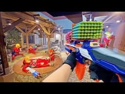 Nerf War | Amusement Park Battle 101(Nerf First Person Shooter)