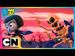 Teen Titans vs. Deadly Skeletons! 💀😱🎅🎃 | Teen Titans Go! | Cartoon for Kids | Cartoon Network