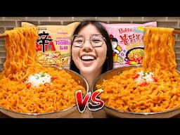 NEW Shin Ramen Toomba vs. Buldak Carbonara 🔥 (Which is Better?)