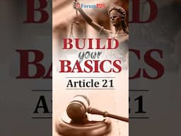 Article 21 of the Indian Constitution | Build Your Basics #shorts #viralvideo #upsc #liberty