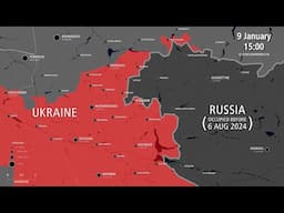 Russian Invasion of Ukraine: Pokrovsk Offensive - Every Day [Aug 6 2024 to Jan 9 2025]