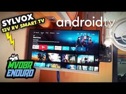 Super 12V RV Smart TV For Your Motorhome - Caravan - Camper: Sylvox Limo Series with Android TV