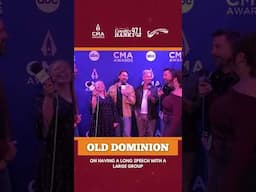 Old Dominion think Jelly Roll is the only one allowed to have a long speech 🤣  @OldDominionMusic