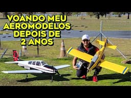 COLOQUEI OS AEROMODELOS PRA VOAR COM MEU AMIGO RAFAEL, FIZEMOS UMA COMPETIÇÃO DE POUSO MANTEHUINHA!