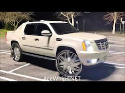 AceWhips.NET- First In the World Cadillac Escalade EXT on 34" Amani Forged