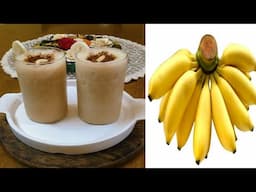 Sharjah shake recipe | Banana milkshake | Creamy banana milkshake | Summer drink