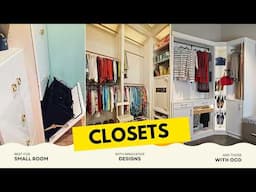 10 Closet with innovative designs ideal small bedroom