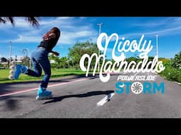 Nicoly Machado Skating with Her Storm Nicoly Pro 80