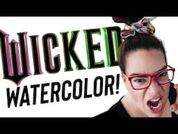 A Very Wicked Watercolor Tutorial - Step by Step