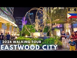 Saturday Night at EASTWOOD CITY [4K Walking Tour] Philippines - December 2024