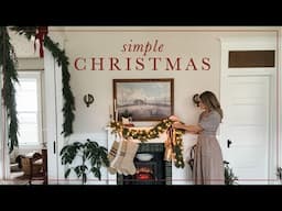 Vintage Christmas Decorate With Me 2024: Thrifted, Natural, Primitive, & Antiques